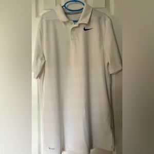Boy’s Nike Golf Polo Shirt- White, XL